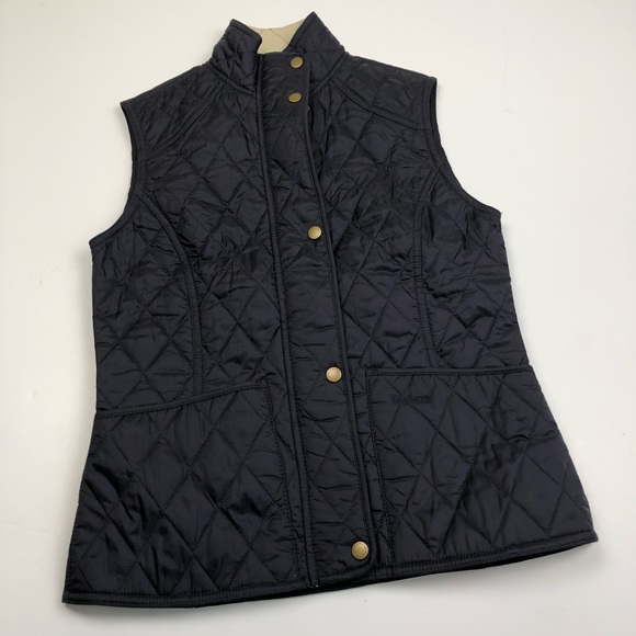 Barbour Jackets & Blazers - Barbour navy zip up puff vest size US 4 EUC